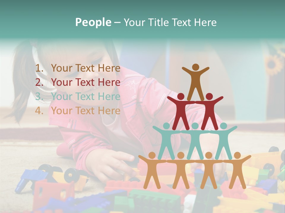 Portrait Floor Daycare PowerPoint Template