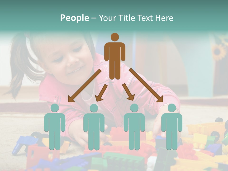 Portrait Floor Daycare PowerPoint Template