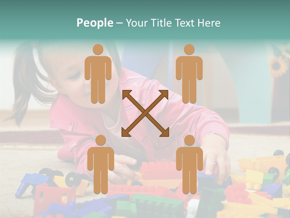 Portrait Floor Daycare PowerPoint Template