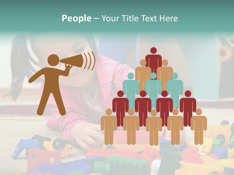 Portrait Floor Daycare PowerPoint Template