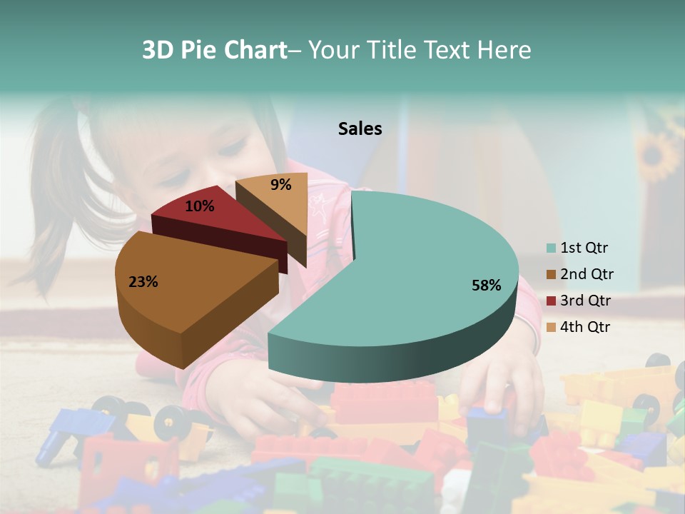 Portrait Floor Daycare PowerPoint Template