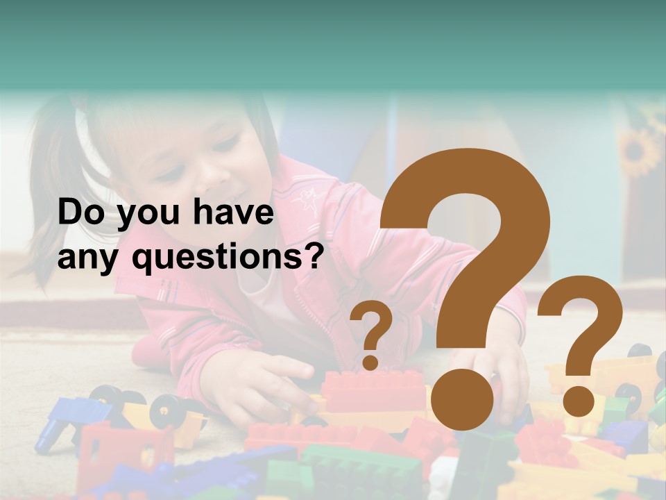 Portrait Floor Daycare PowerPoint Template