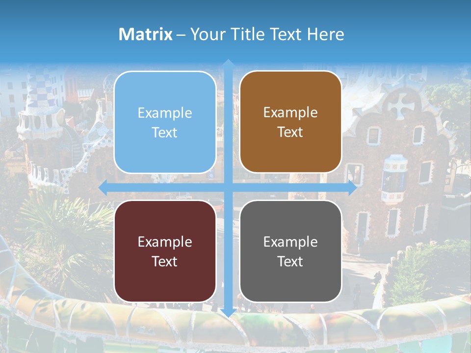 Nature Landmark Mosaic PowerPoint Template