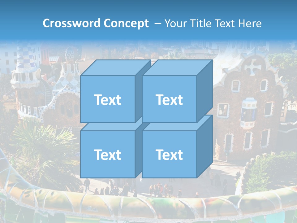 Nature Landmark Mosaic PowerPoint Template