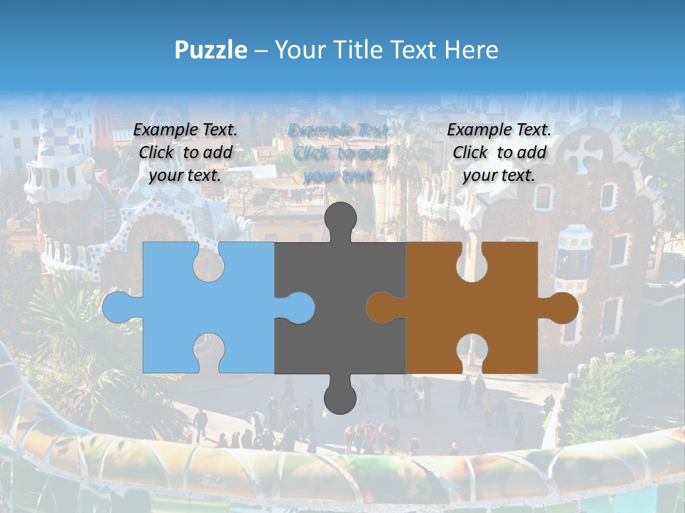 Nature Landmark Mosaic PowerPoint Template