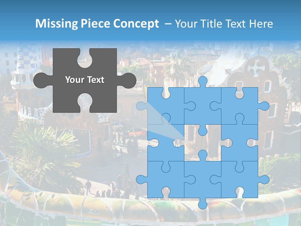 Nature Landmark Mosaic PowerPoint Template