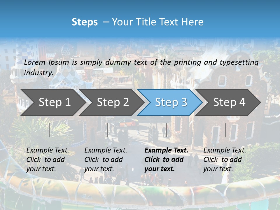 Nature Landmark Mosaic PowerPoint Template