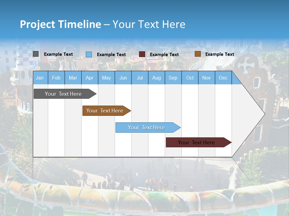 Nature Landmark Mosaic PowerPoint Template