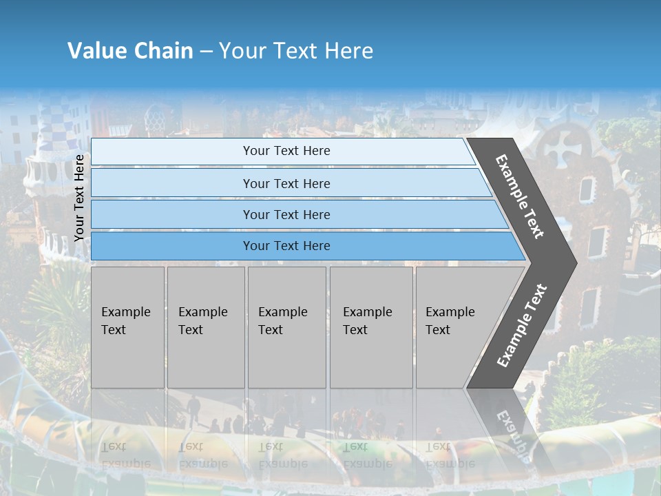 Nature Landmark Mosaic PowerPoint Template
