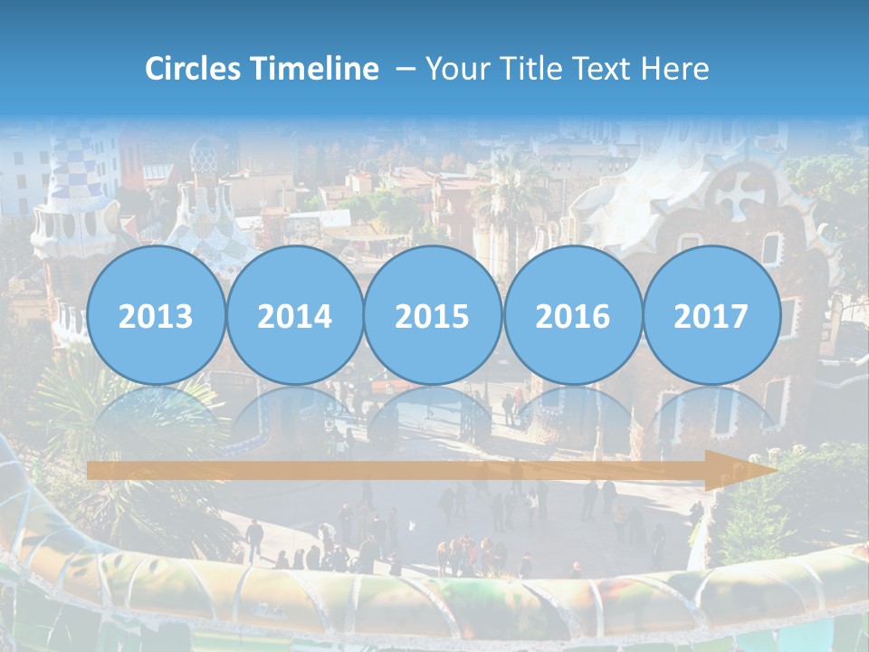 Nature Landmark Mosaic PowerPoint Template