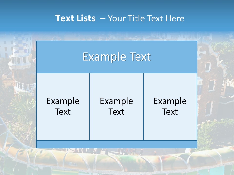 Nature Landmark Mosaic PowerPoint Template