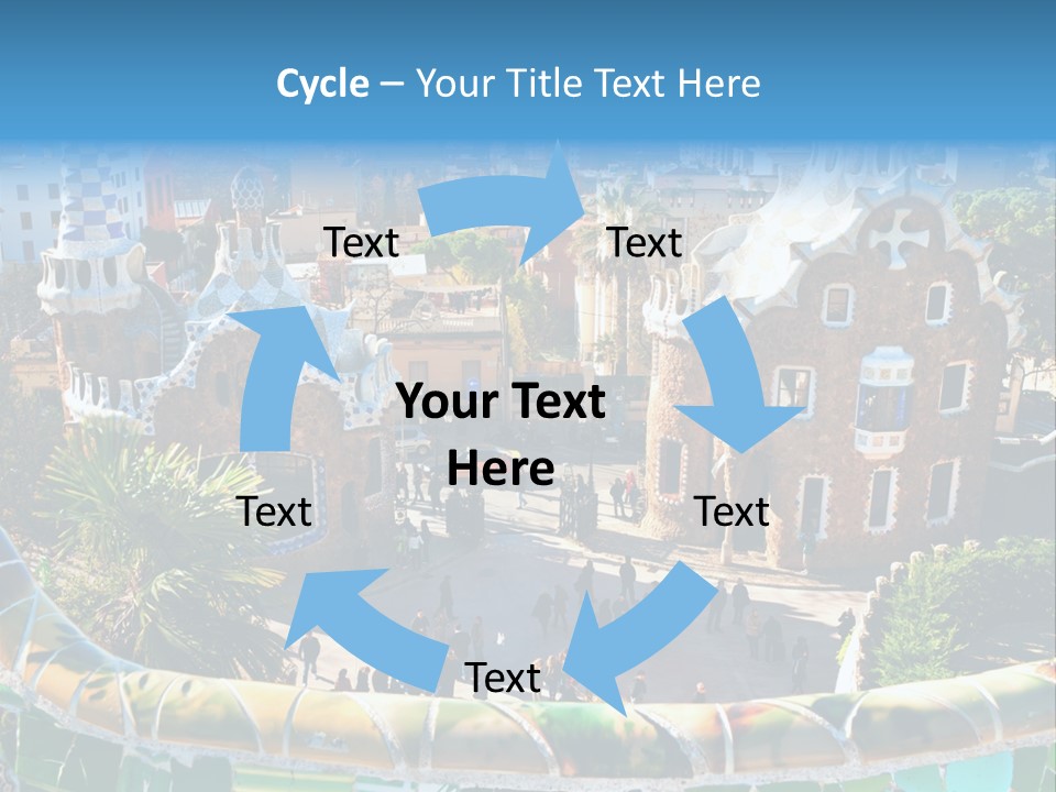 Nature Landmark Mosaic PowerPoint Template