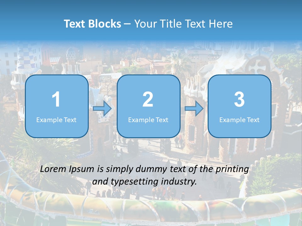 Nature Landmark Mosaic PowerPoint Template