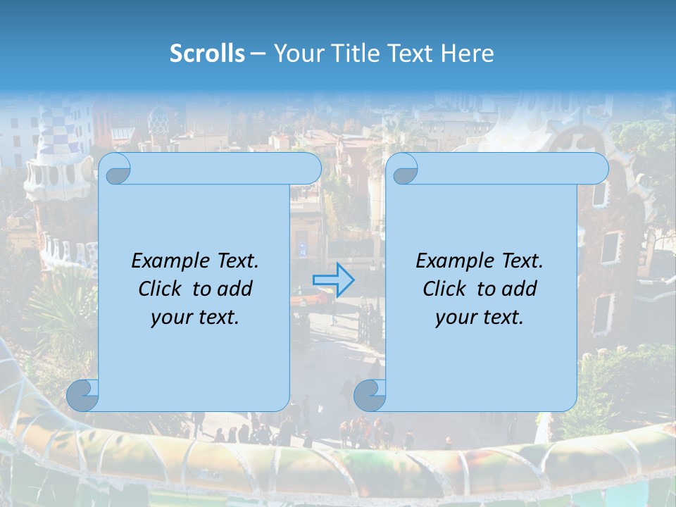 Nature Landmark Mosaic PowerPoint Template