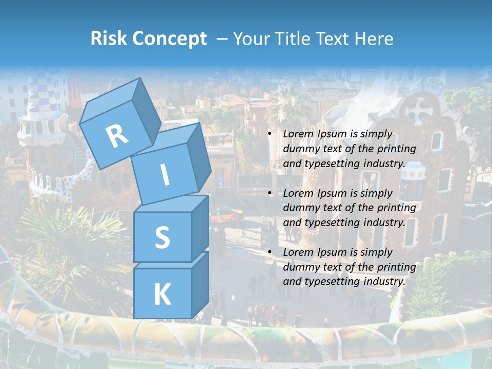 Nature Landmark Mosaic PowerPoint Template