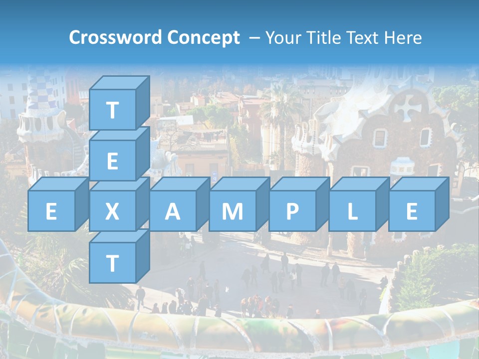 Nature Landmark Mosaic PowerPoint Template
