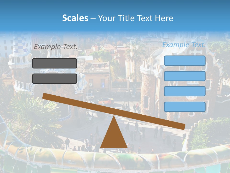 Nature Landmark Mosaic PowerPoint Template