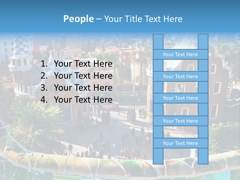 Nature Landmark Mosaic PowerPoint Template