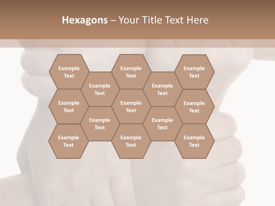 Holding Circle Strength PowerPoint Template