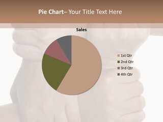 Holding Circle Strength PowerPoint Template