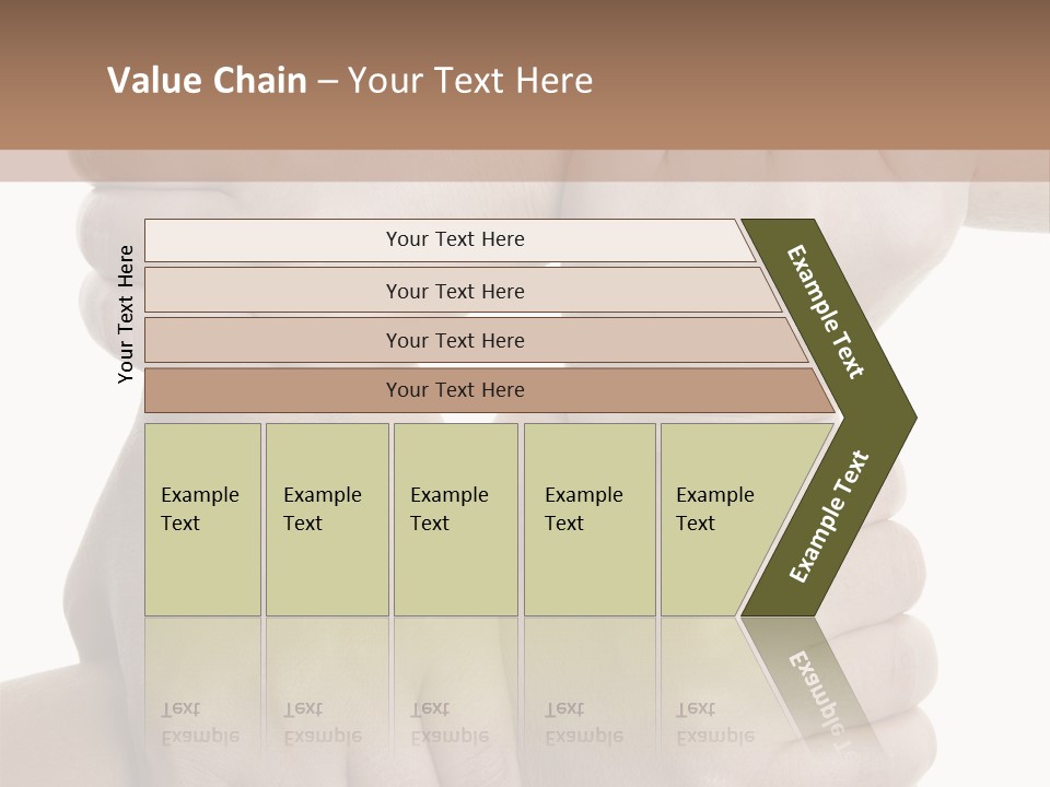 Holding Circle Strength PowerPoint Template