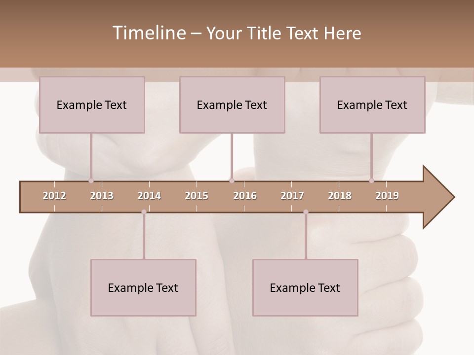 Holding Circle Strength PowerPoint Template