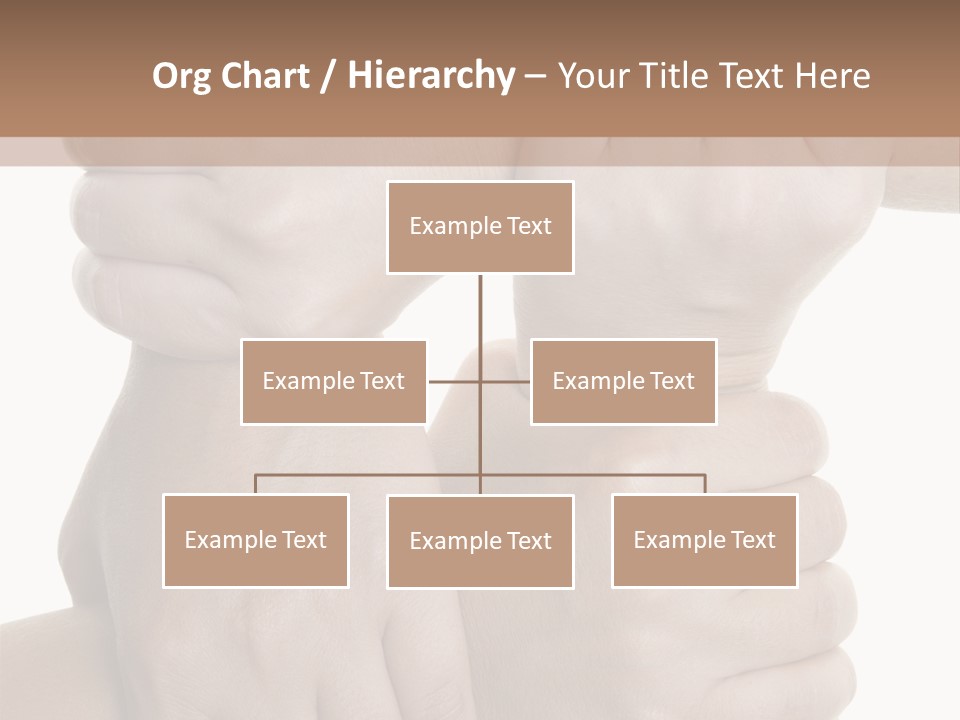 Holding Circle Strength PowerPoint Template