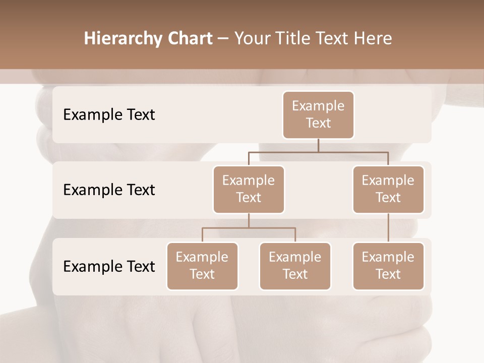 Holding Circle Strength PowerPoint Template