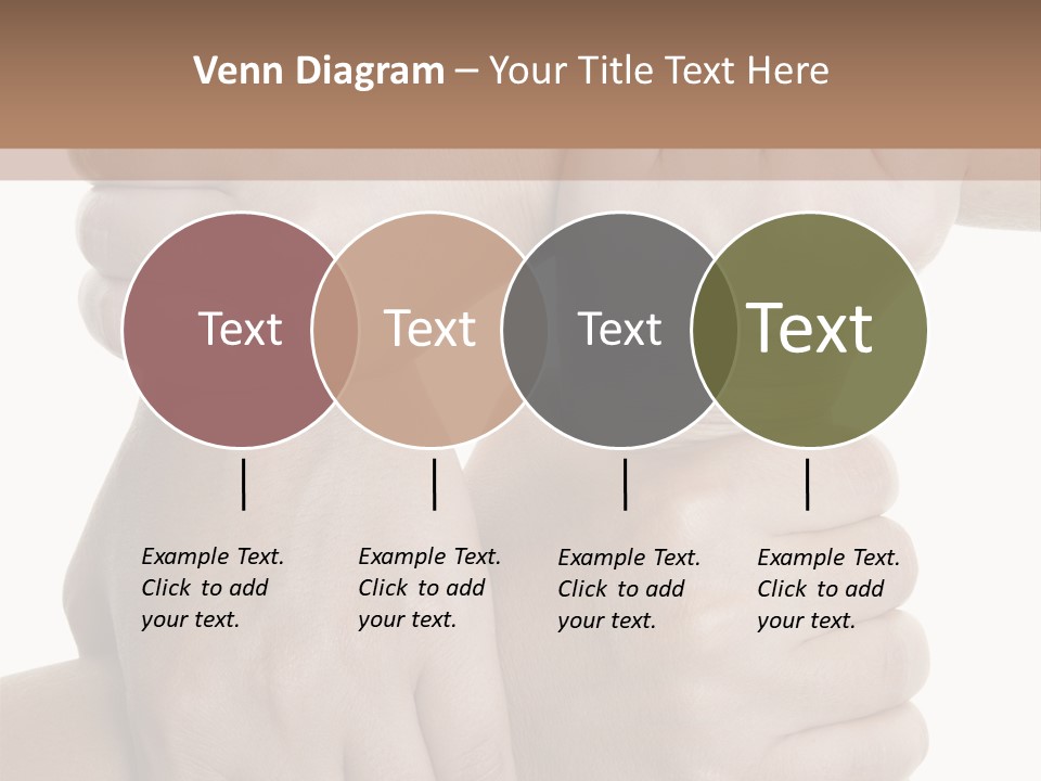 Holding Circle Strength PowerPoint Template