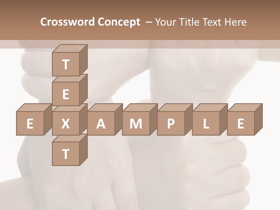 Holding Circle Strength PowerPoint Template