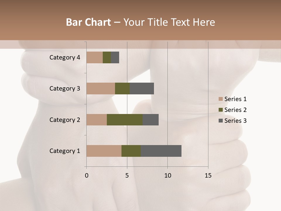Holding Circle Strength PowerPoint Template