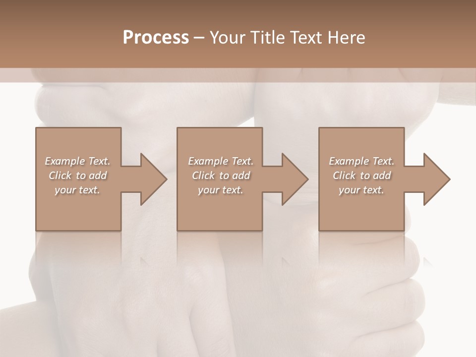 Holding Circle Strength PowerPoint Template