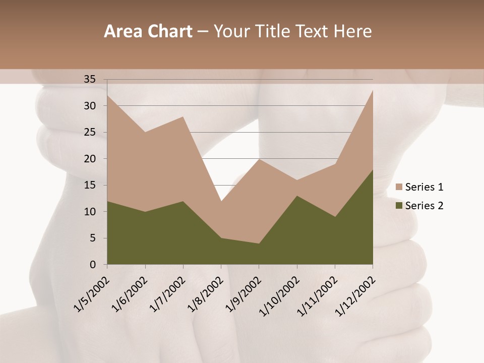 Holding Circle Strength PowerPoint Template