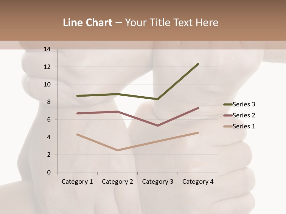 Holding Circle Strength PowerPoint Template