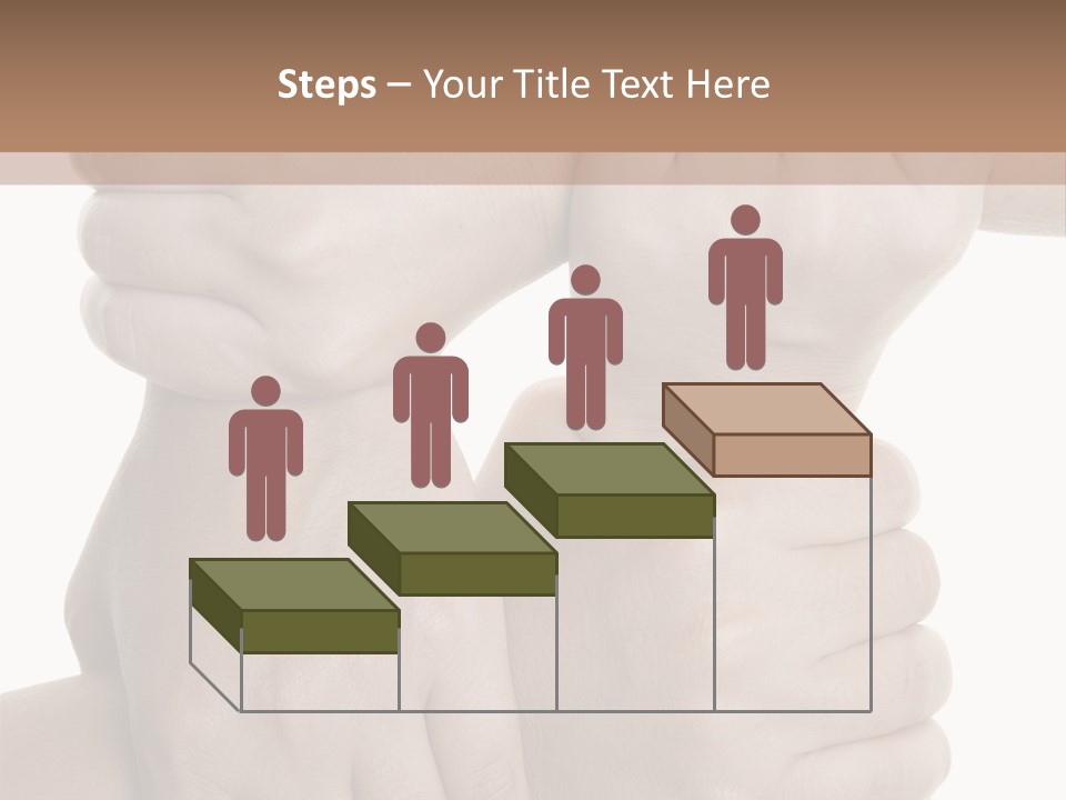 Holding Circle Strength PowerPoint Template