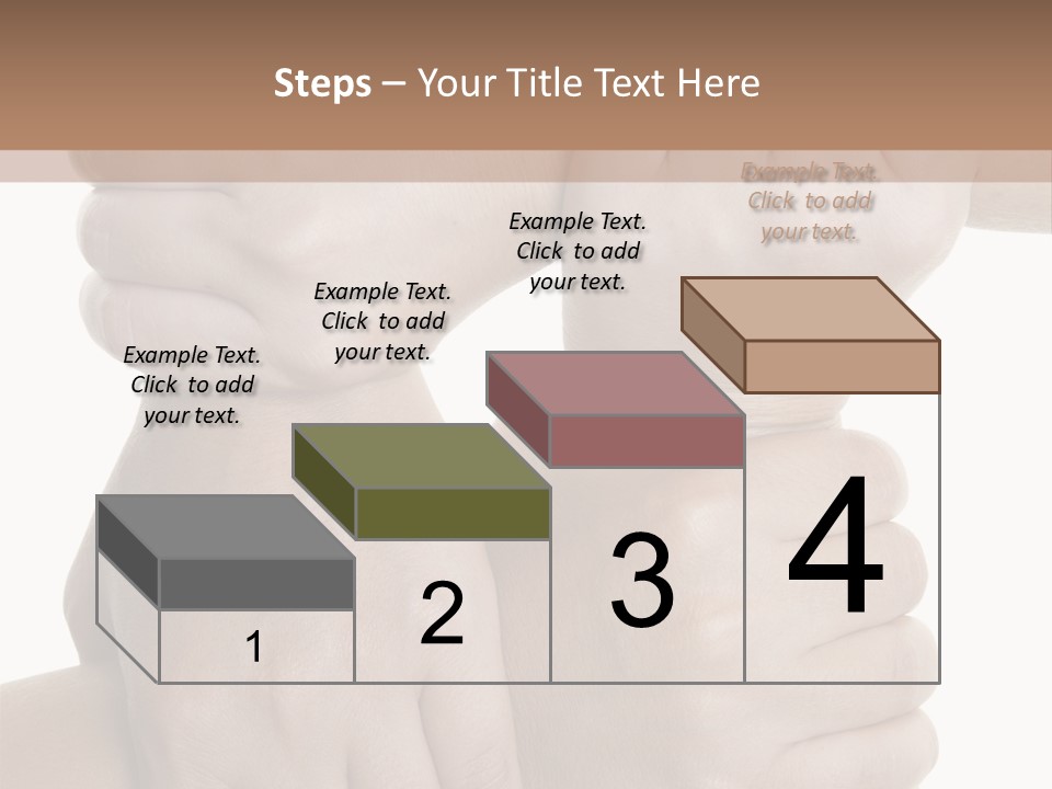 Holding Circle Strength PowerPoint Template