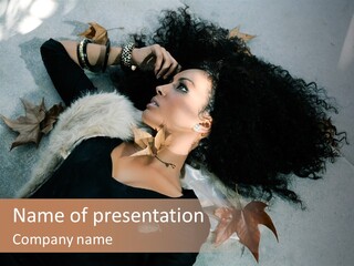 African Sensual Mixed PowerPoint Template