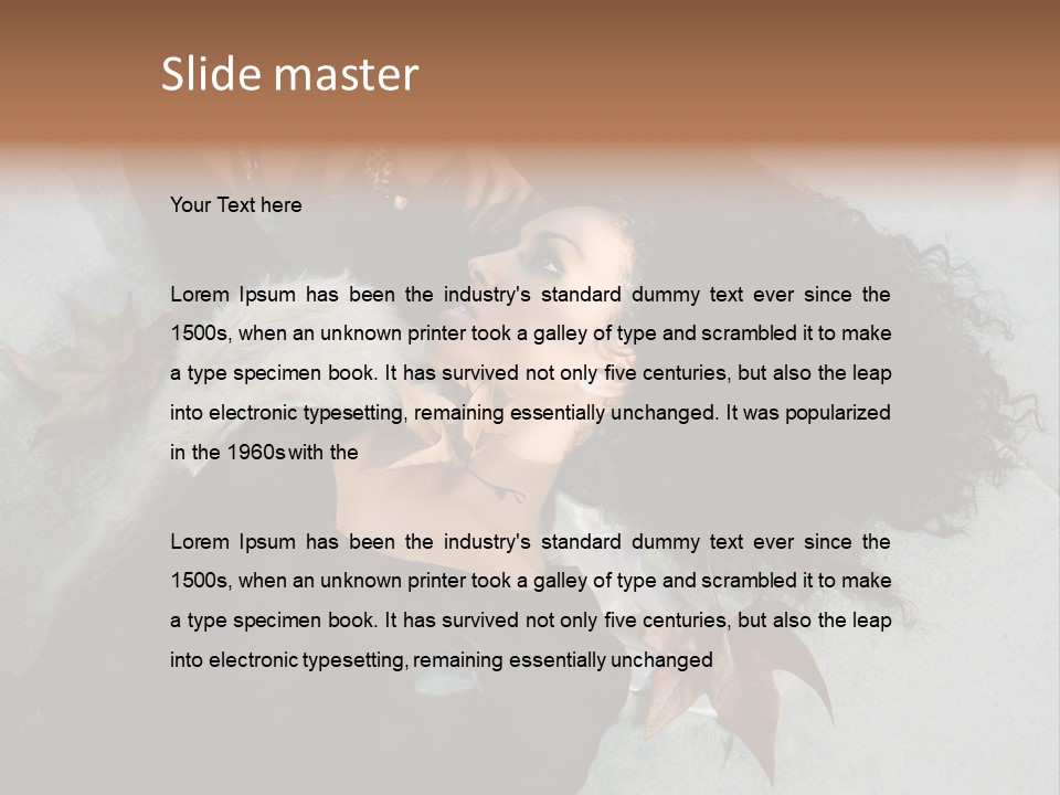 African Sensual Mixed PowerPoint Template