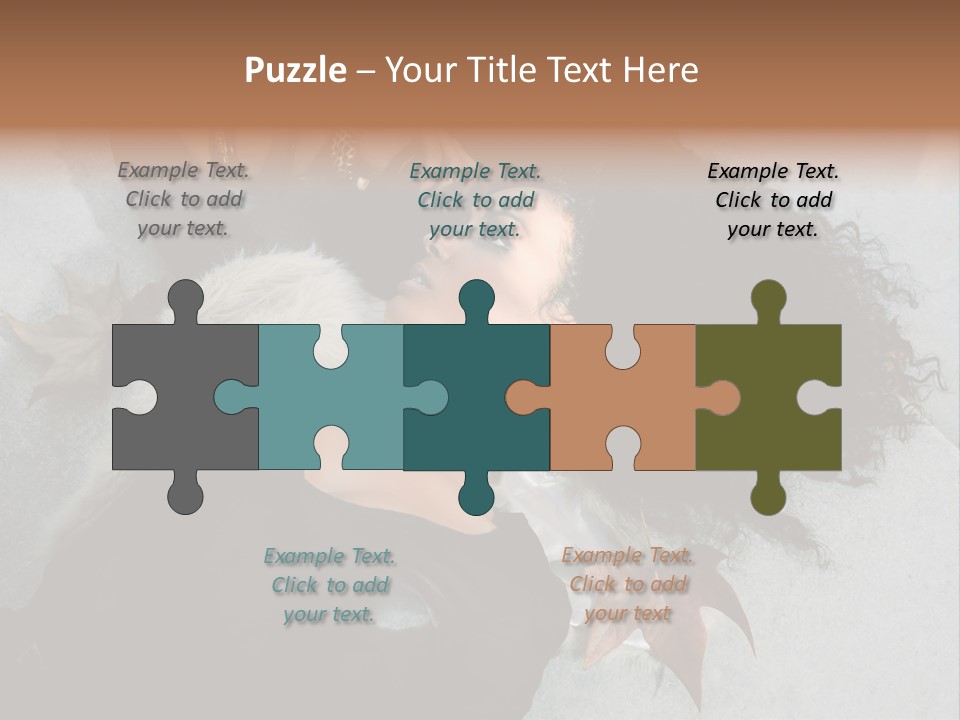 African Sensual Mixed PowerPoint Template