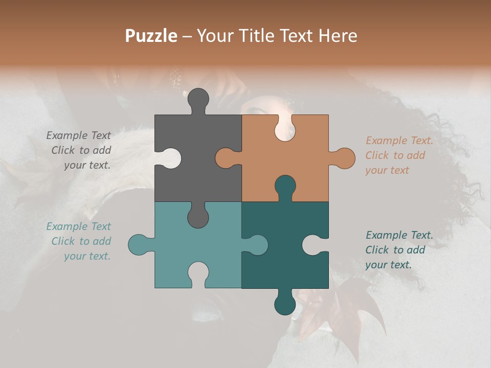 African Sensual Mixed PowerPoint Template