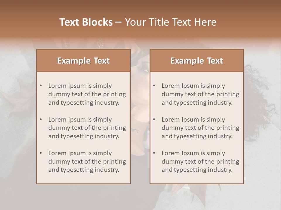 African Sensual Mixed PowerPoint Template