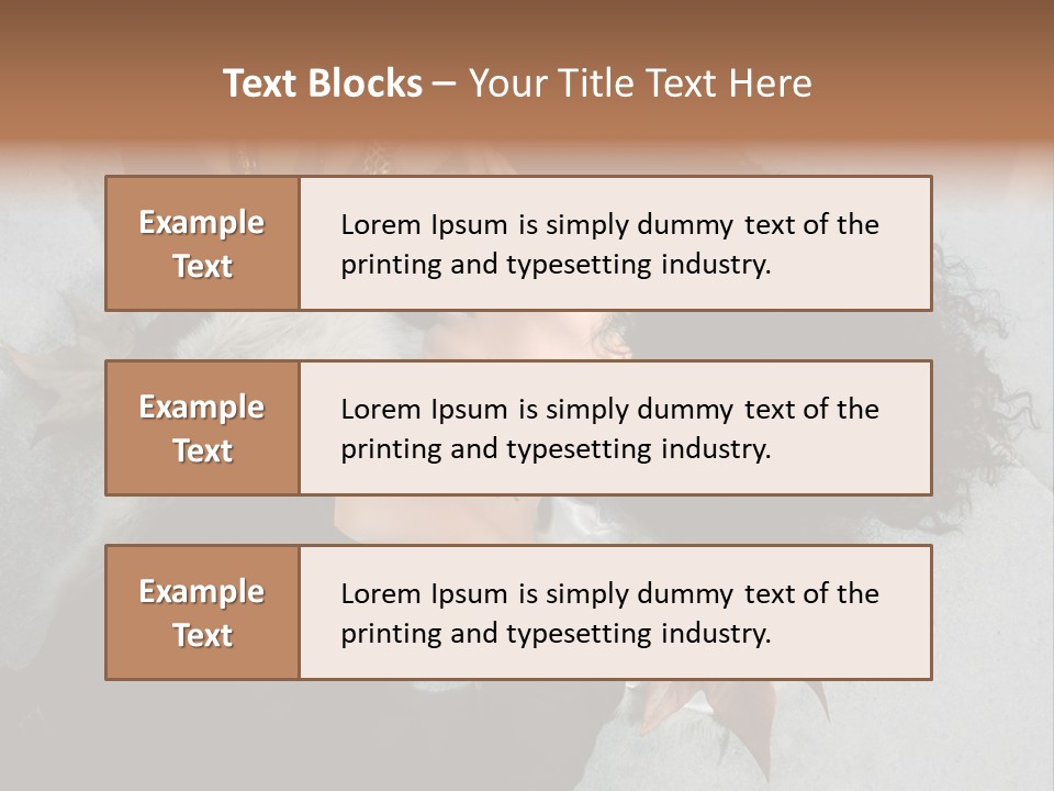 African Sensual Mixed PowerPoint Template