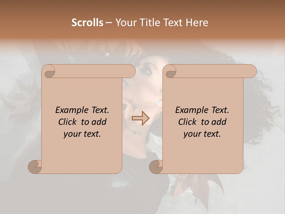 African Sensual Mixed PowerPoint Template