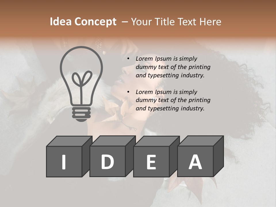 African Sensual Mixed PowerPoint Template