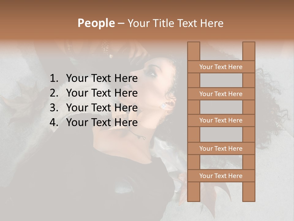 African Sensual Mixed PowerPoint Template