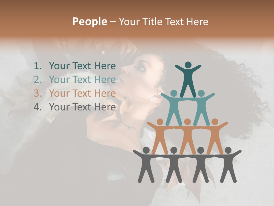 African Sensual Mixed PowerPoint Template