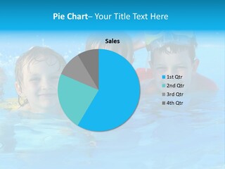 Pool Smile Leisure PowerPoint Template