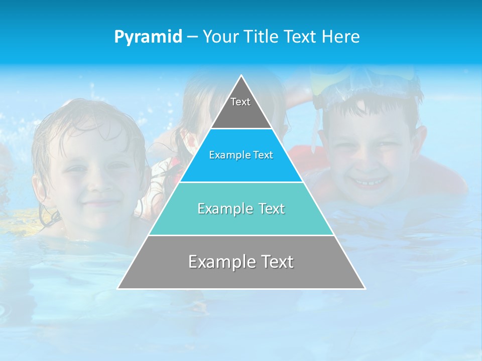 Pool Smile Leisure PowerPoint Template