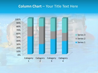 Pool Smile Leisure PowerPoint Template