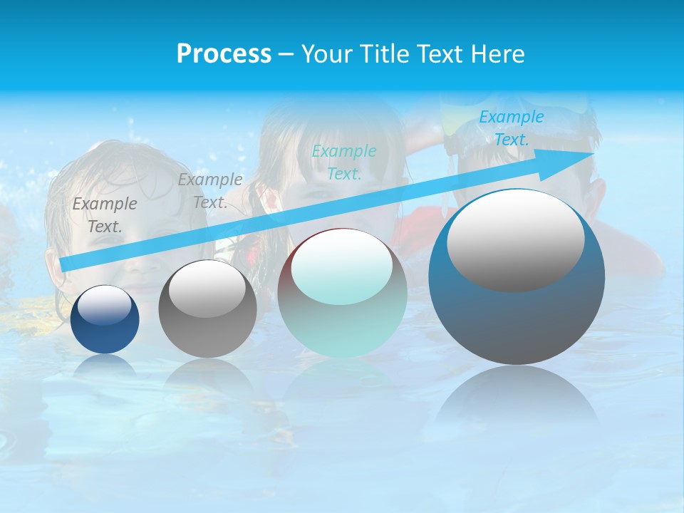Pool Smile Leisure PowerPoint Template